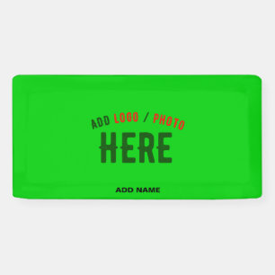 STILVOLLE MODERNE INDIVIDUELLE LIMEGRÜNE VERIFIZIE BANNER