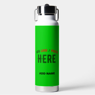 STILVOLLE MODERNE INDIVIDUELLE LIMEGRÜNE VERIFIZIE TRINKFLASCHE