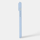 STILVOLLE MODERNE INDIVIDUELLE NAME BLAßBLAUE FARB iPhone HÜLLE (Linke Seite)