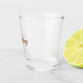 STILVOLLE MODERNE INDIVIDUELLE NAME BRIDGE BACHELO SCHNAPSGLAS (Rechts)