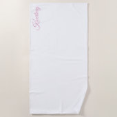 STILVOLLE MODERNE INDIVIDUELLE NAME BRIDGE JUNGGES STRANDTUCH (Vorderseite)