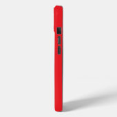 STILVOLLE MODERNE INDIVIDUELLE NAME EINFARBIGE ROT Case-Mate iPhone HÜLLE (Rückseite / Links)