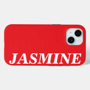 STILVOLLE MODERNE INDIVIDUELLE NAME EINFARBIGE ROT Case-Mate iPhone HÜLLE
