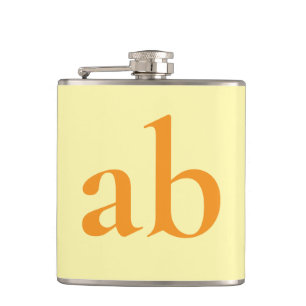 STILVOLLE MODERNE INDIVIDUELLE NAME GELB ORANGE HO FLACHMANN