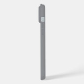 STILVOLLE MODERNE INDIVIDUELLE NAME GRAUE FARBE iPhone HÜLLE (Linke Seite)