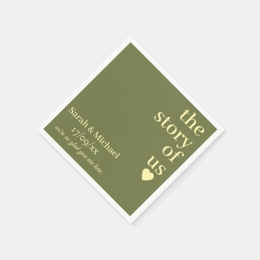 STILVOLLE MODERNE INDIVIDUELLE NAME KLASSISCHE HOC SERVIETTE (Ecke)