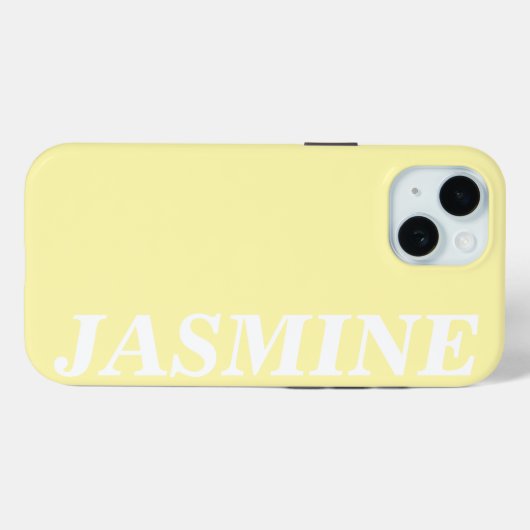 STILVOLLE MODERNE INDIVIDUELLE NAME MASSIVE CREMEF Case-Mate iPhone HÜLLE (Rückseite (Horizontal))