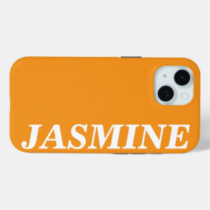 STILVOLLE MODERNE INDIVIDUELLE NAME MASSIVE ORANGE Case-Mate iPhone HÜLLE