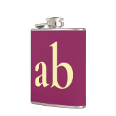 STILVOLLE MODERNE INDIVIDUELLE NAME WEIN BEIGE HOC FLACHMANN (Links)