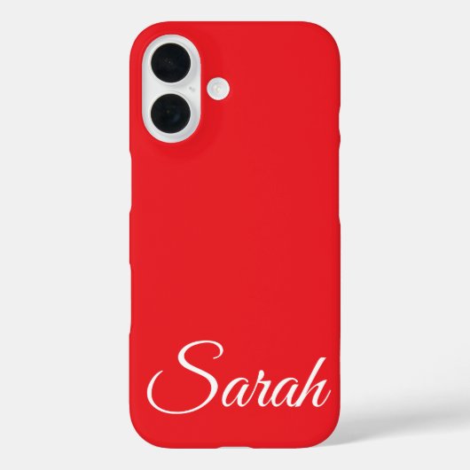 Stilvolle moderne, klassische, individuelle Benenn Case-Mate iPhone Hülle (Rückseite)