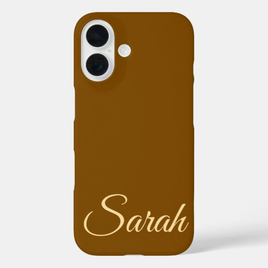 Stilvolle moderne klassische, individuelle Benennu Case-Mate iPhone Hülle (Rückseite)