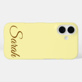 Stilvolle, moderne klassische, individuelle Namens Case-Mate iPhone Hülle (Rückseite (Horizontal))