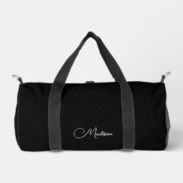 Stilvolle moderne Minimalistische Skriptbezeichnun Duffle Bag