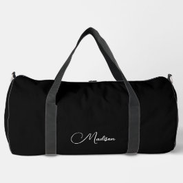 Stilvolle moderne Minimalistische Skriptbezeichnun Duffle Bag