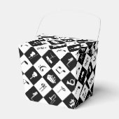 Stilvolle moderne Musiknoten und Instrumente Geschenkschachtel (Vorderseite)
