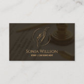 Stilvolle moderne Notar- und Kreditsignatur-Agent Visitenkarte (Vorderseite)