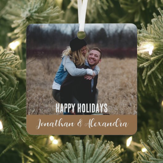 Stilvolle moderne rustikale Weihnachten schaffen I Ornament Aus Metall (InSitu)