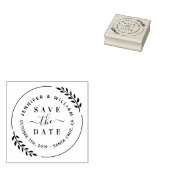 Stilvolle moderne Schrift & Niedliches Skript Save Gummistempel (Stempel)