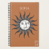 Stilvolle Moderne Sonnenstrahlen und Monte Terraco Planer (Vorderseite)