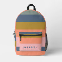 Stilvolle moderne Streifen Hübsche Erdtöne nach Ma