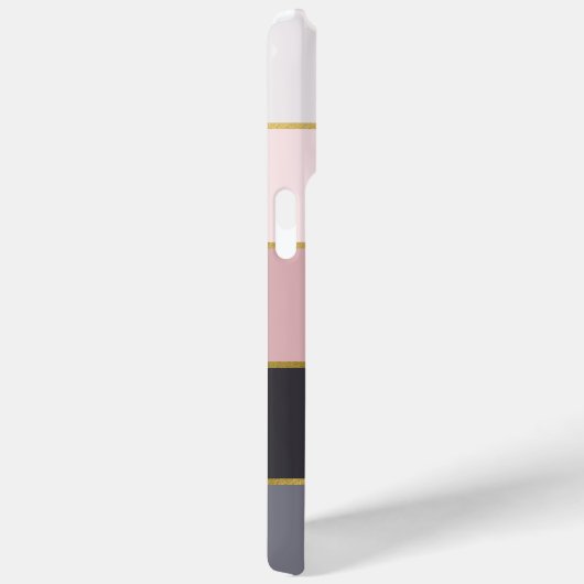 Stilvolle moderne Streifen Personalisiert Case-Mate iPhone Hülle (Rückseite / Rechts)