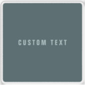 Stilvolle moderne Suchbegriffe | Blue Gray Aufkleber (Vorderseite)