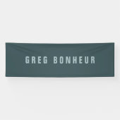 Stilvolle moderne Suchbegriffe | Blue Gray Banner (Horizontal)