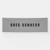 Stilvolle moderne Suchbegriffe | Grau und Schwarz Banner (Horizontal)