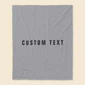 Stilvolle moderne Suchbegriffe | Grau und Schwarz Fleecedecke