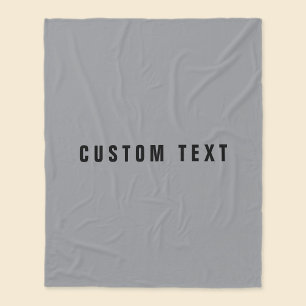 Stilvolle moderne Suchbegriffe Grau und Schwarz Fleecedecke