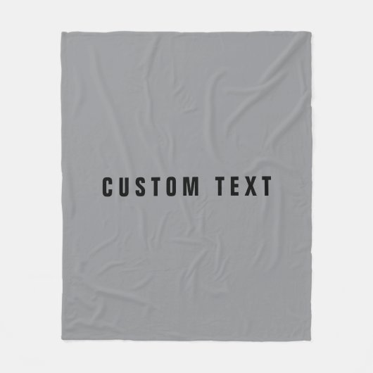 Stilvolle moderne Suchbegriffe | Grau und Schwarz Fleecedecke (Vorderseite)