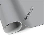 Stilvolle moderne Suchbegriffe | Grau und Schwarz Geschenkpapier (Rolleneckpunkt)