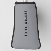 Stilvolle moderne Suchbegriffe | Grau und Schwarz Golf Headcover (Rotieren 90)