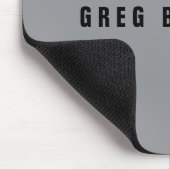 Stilvolle moderne Suchbegriffe | Grau und Schwarz Mousepad (Ecke)