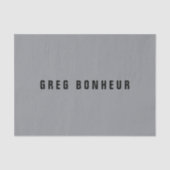 Stilvolle moderne Suchbegriffe | Grau und Schwarz Seidenpapier (Vorderseite)