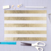 Stilvolle moderne trendy Imitatgoldfolienstreifen Seidenpapier (Handwerk)