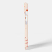 Stilvolle moderne Typografie floral Case-Mate iPhone Hülle (Rückseite / Links)