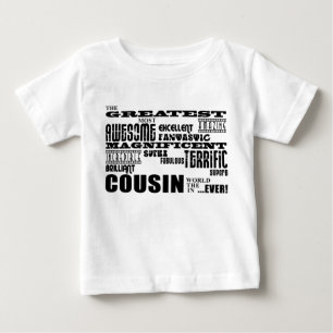 Stilvolle moderne u. Spaß-Cousins: Bestster Cousi Baby T-shirt
