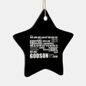 Stilvolle moderne u. Spaß-Patensöhne: Bestster Keramikornament (Rechts)