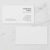 Stilvolle, moderne und elegante Firmenvorlage Visitenkarte (Vorne/Hinten)