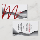 Stilvolle moderne visitenkarte (Vorne/Hinten)