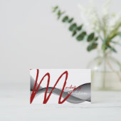 Stilvolle moderne visitenkarte (Stehend Vorderseite)