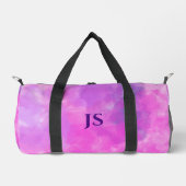 Stilvolle moderne Wasserfarben Girls Pink Custom Duffle Bag (Vorderseite)