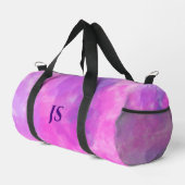 Stilvolle moderne Wasserfarben Girls Pink Custom Duffle Bag (Rechte Ecke)