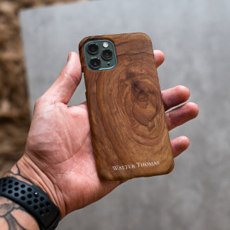 Stilvolle, moderne Wood iPhone Case iPhone 14 Pro Max Hülle