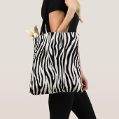 Stilvolle moderne Zebra Print Safari Tiermuster Tasche (Von Nahem)
