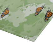 Stilvolle Monarchschmetterlinge mit Namen Green Schneidebrett (Ecke)
