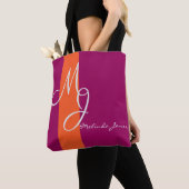 Stilvolle Mongram Text Design Shopping Bag Tasche (Von Nahem)