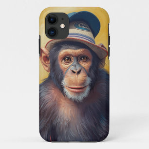 Stilvolle Monkey Portrait Mobile Case