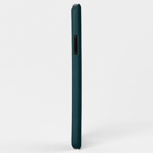 Stilvolle Monogram Dark Green Script Case-Mate iPhone Hülle (Hinten/Rechts)